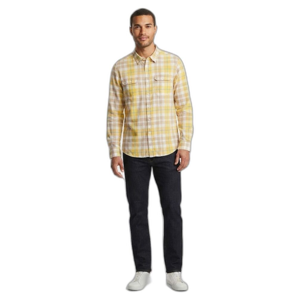St. John's Bay Cotton Plaid Button Down Shirt XL